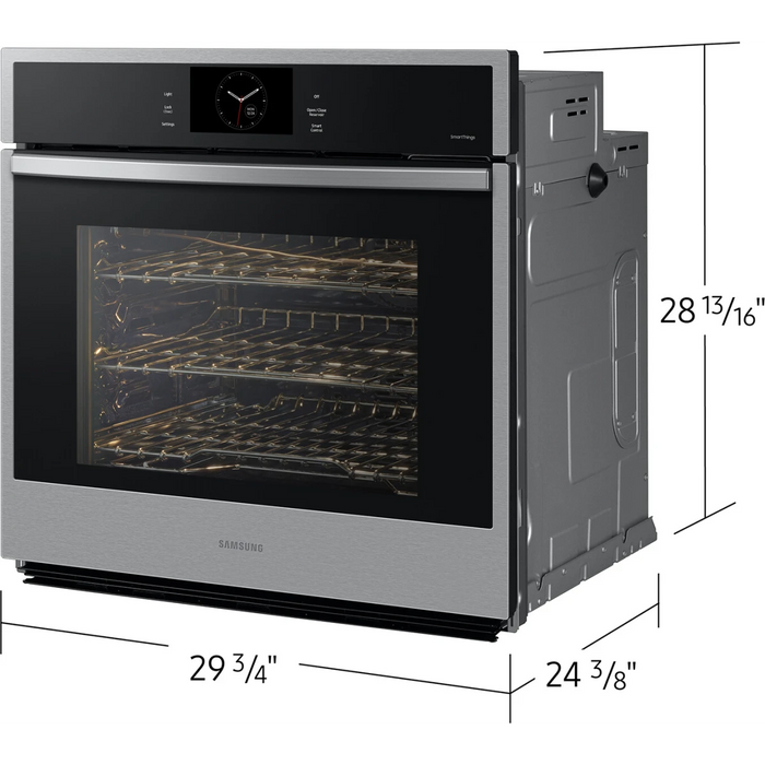 Samsung 30" Single Electric Smart Wall Oven NV51CG600SSR