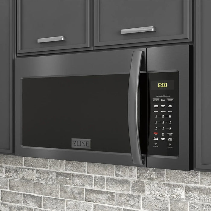 ZLINE 30" Recirculating Over the Range Convection Microwave Oven MWO-OTRCF-30-BS