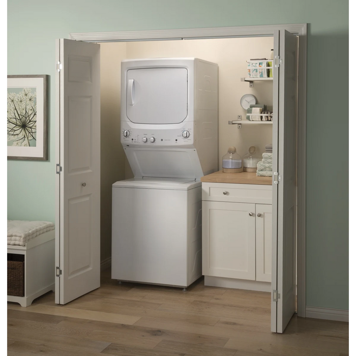 GE 27" Electric Laundry Center, GUD27ESSMWW