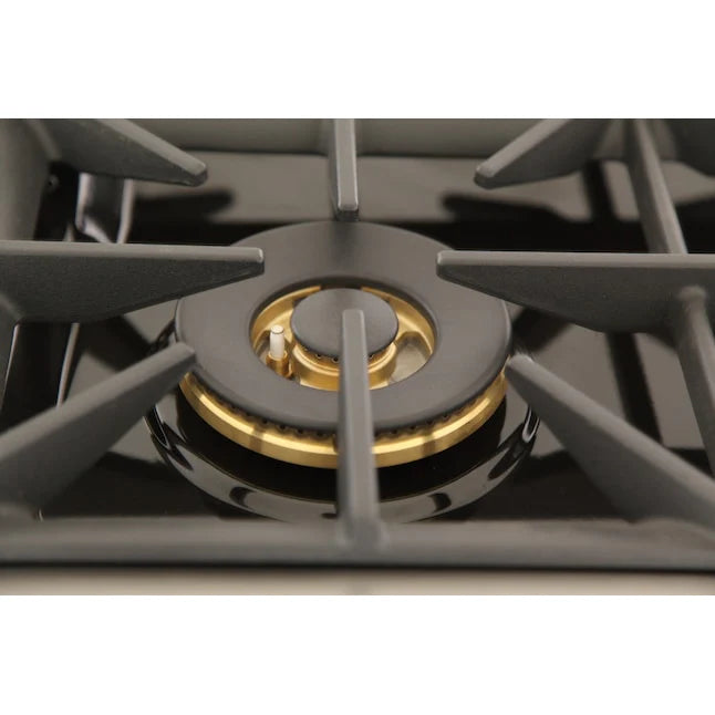 Kucht 48" Gas Range in Stainless Steel with Grey Oven Doors, KNG481-GR