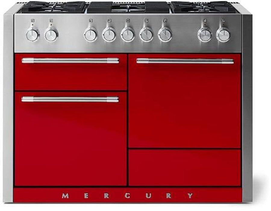 AGA Mercury 48" Dual Fuel 3 Oven Range - Piccadilly Red AMC48DFPCR