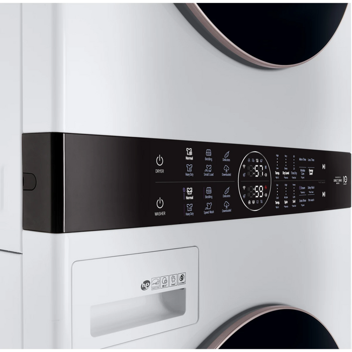 LG 27" Smart Electric WashTower , WKE100HWA