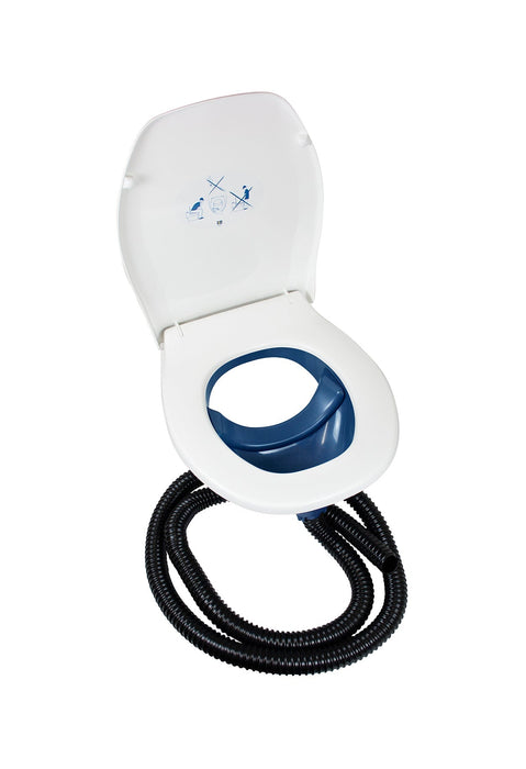 Urine Separating Set Privy with Regular Seat Blue Bowl