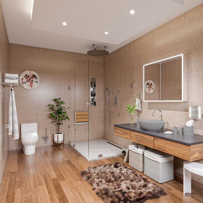 ALFI brand 21" Solid Concrete Tear Drop Above Mount Vessel Sink ABCO21O