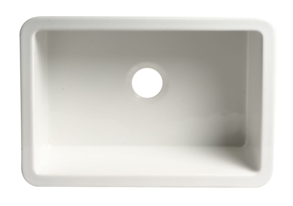 ALFI brand 27" Fireclay Undermount / Drop In Fireclay Kitchen Sink ABF2718UD