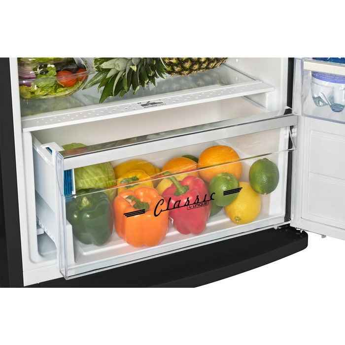 UNIQUE 24" Freestanding Top Mount Refrigerator, UNQ-310L B TM