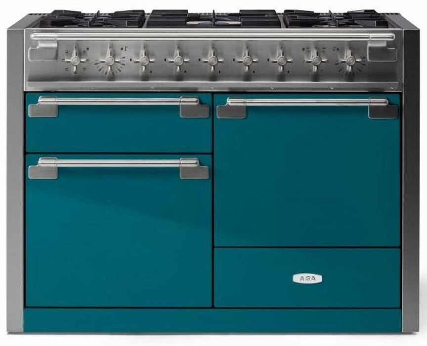 AGA 48" Elise Dual Fuel Range - Salcombe Blue AEL481DFSAL