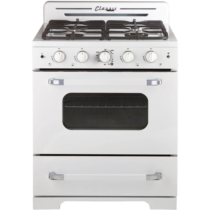 UNIQUE 30" Freestanding Gas Range, UGP-30CR B