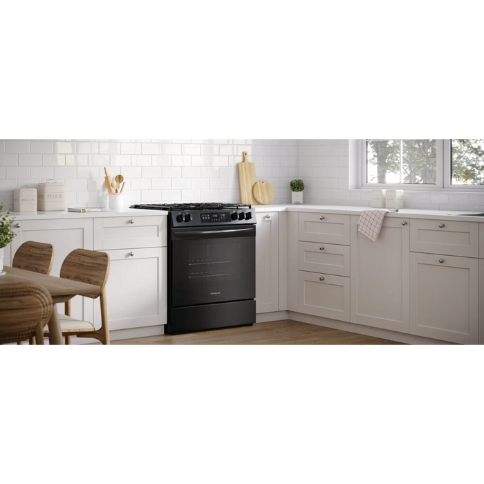Frigidaire 30" Freestanding/Slide-In Gas Range FCFG3062AB
