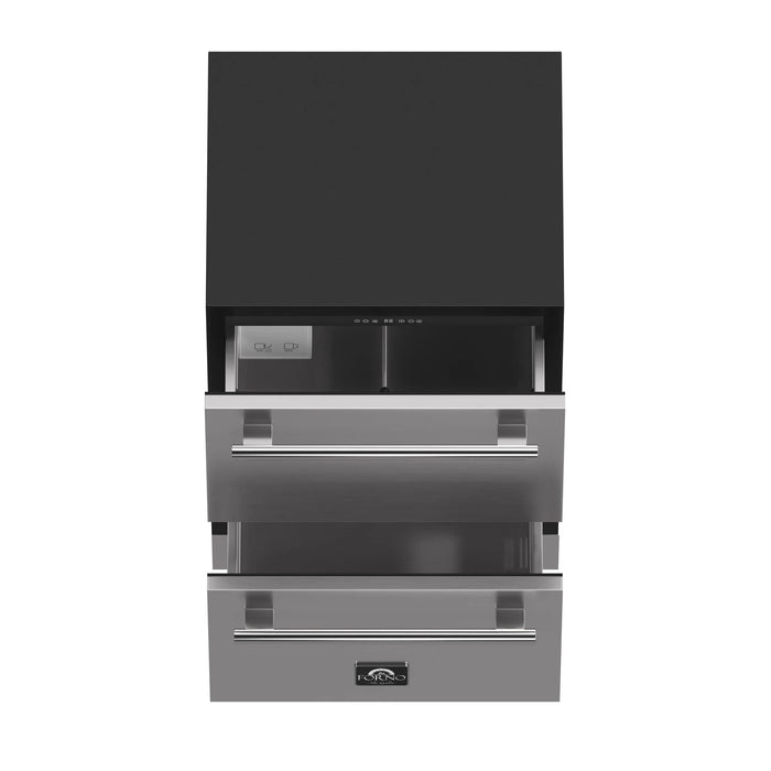 FORNO Cosenza 24" Built-In Indoor/Outdoor Drawer Freezer FDRBI1838-24S
