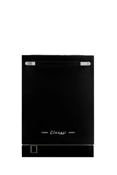 UNIQUE 24" Classic Retro Panel Ready Top Control Dishwasher, UNQ-DW24CTPRB