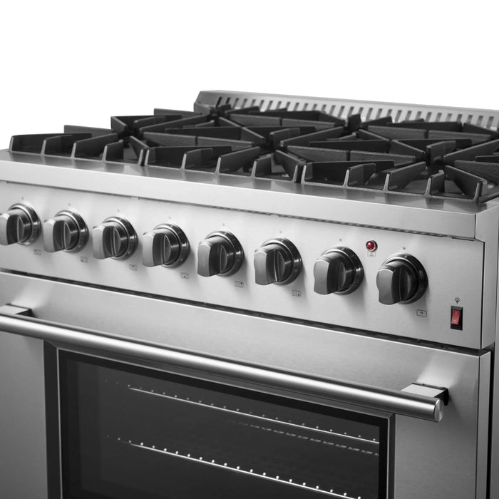 FORNO Marco 36" Dual Fuel Range FFSGS6197-36
