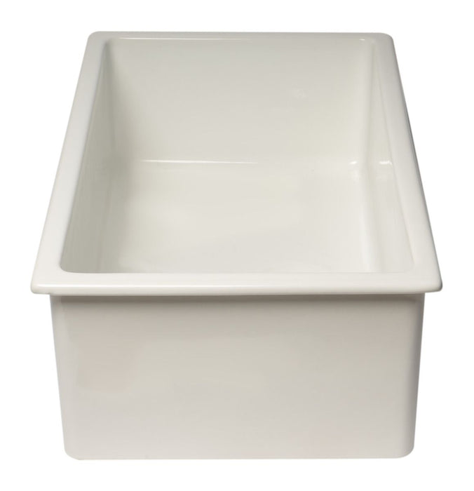 ALFI brand 30" Undermount / Drop In Fireclay Kitchen Sink AB3018UD