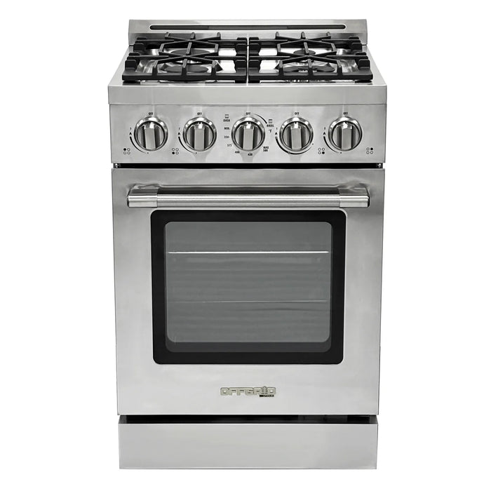UNIQUE 24" Off-Grid Propane Range, UGP-R24OTHLPSS