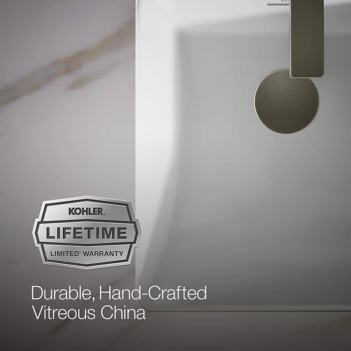 KOHLER Brazn 16-1/4" square undermount bathroom sink K-21056