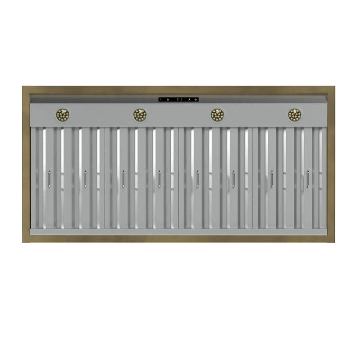 FORNO Vittorio 48" Wall Mount Range Hood FRHWM5078-48BLK