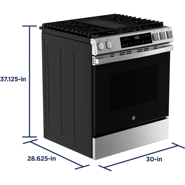 GE 30" Slide-In Gas Range, GGS500SVSS