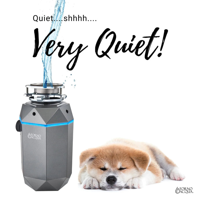 FORNO ACQUA BrightDiamond 3/4HP Super Quiet Garbage Disposal Motion Sensor WDD075TA1BO