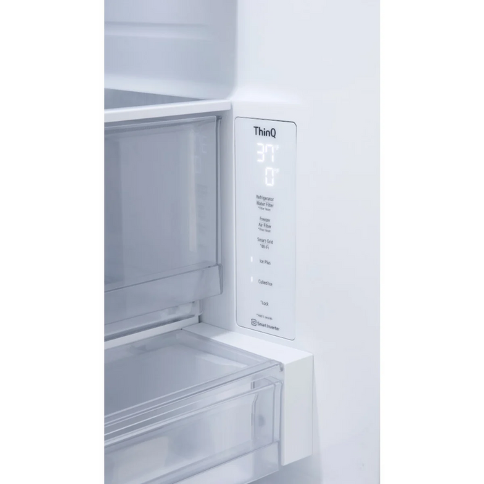 LG 36" Smart Freestanding Counter-Depth MAX™ French Door Refrigerator, LRFLC2706S
