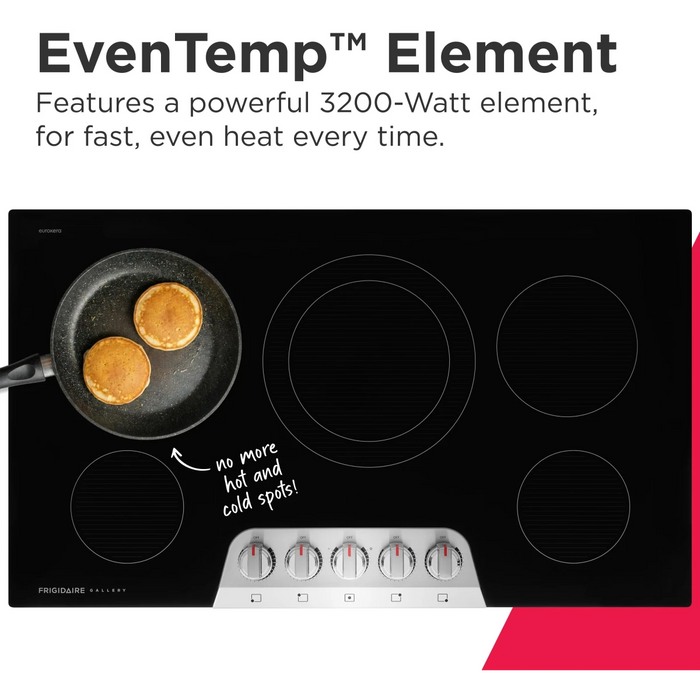 Frigidaire 36" Electric Cooktop GCCE3670BD