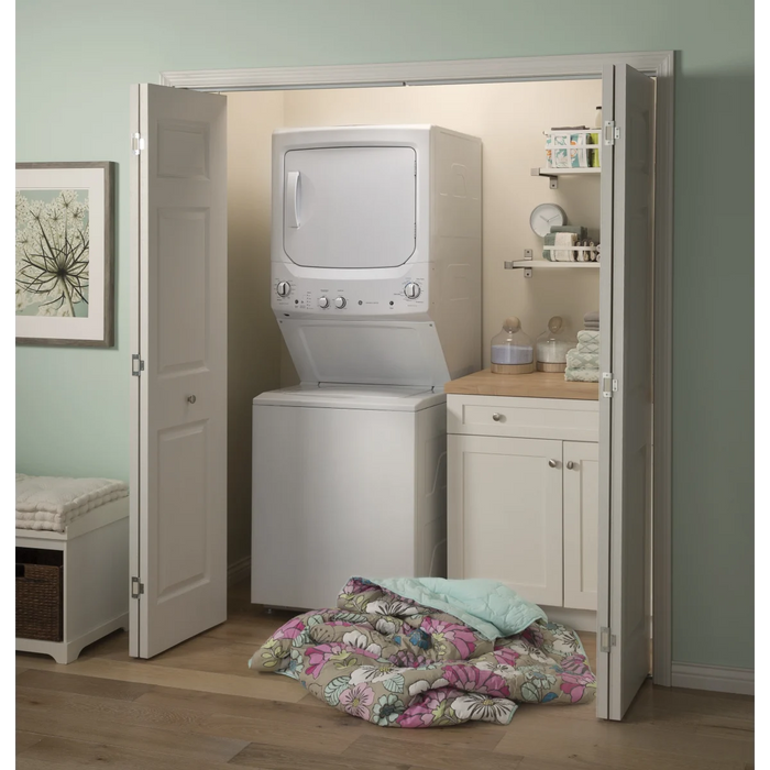 GE 27" Electric Laundry Center, GUD27ESSMWW