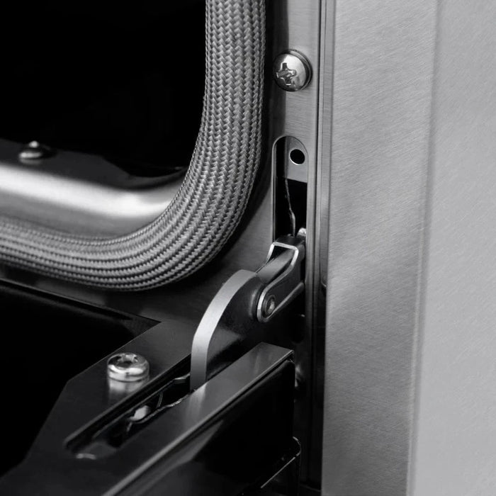 ZLINE 36"Classic Gas Range, Convection Gas Oven, DuraSnow® Stainless Steel, Matte Black CGRSZ-36-MB