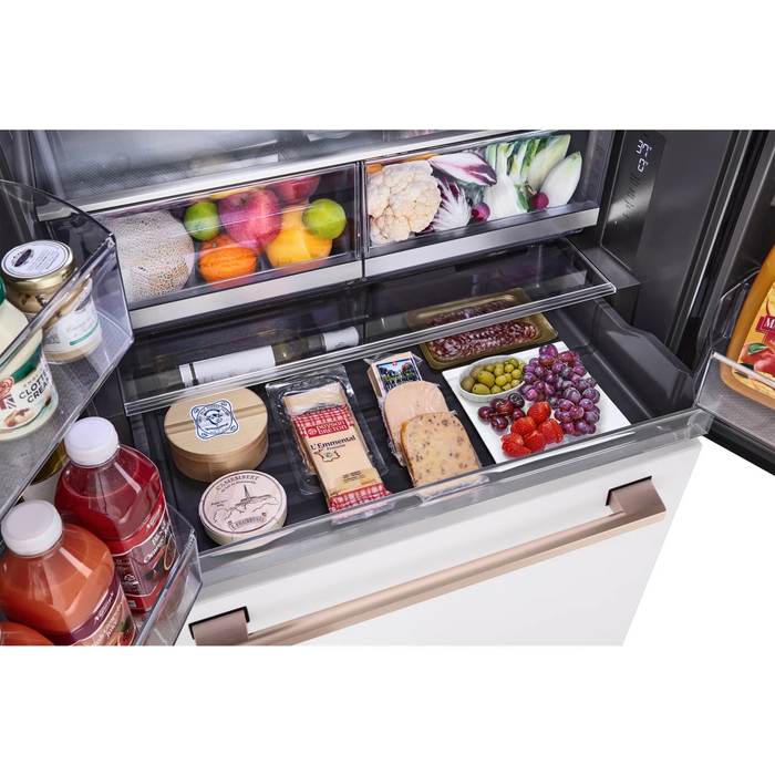 LG 36" Counter-Depth Freestanding French Door Smart Refrigerator, SRFB27W3