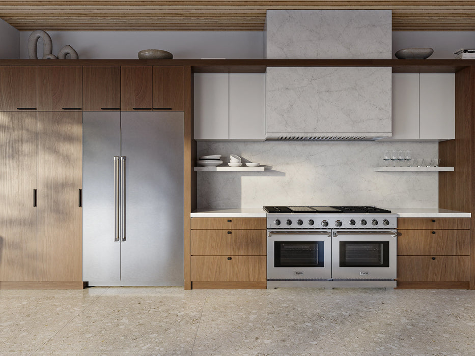 THOR Kitchen X-Series 18" Panel Ready Built-In Freezer Column, Automatic Ice Maker - Features View