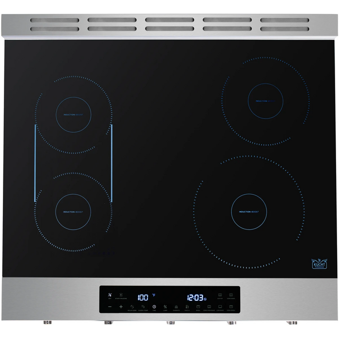 Kucht 30" Freestanding Induction Range  KIN30-SS