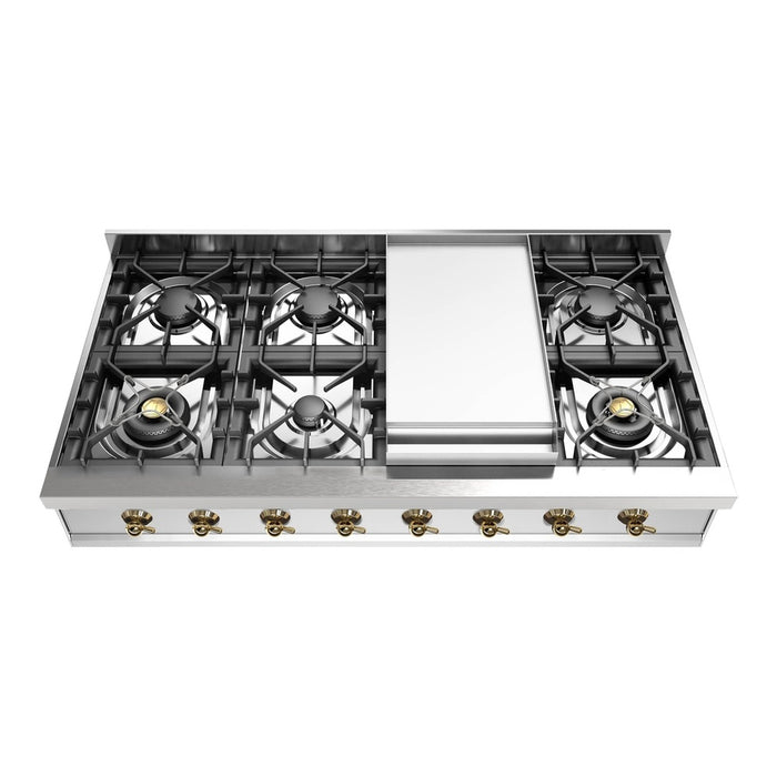 ILVE Nostalgie II 48" Built-In Gas Rangetop UHCP48FNSSB