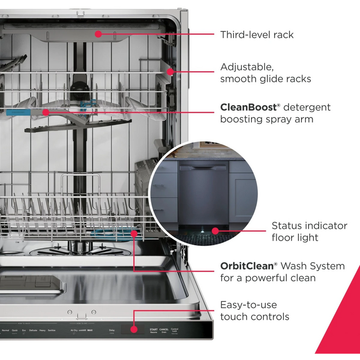 Frigidaire 24" Fully Integrated Dishwasher GDSP4735AF