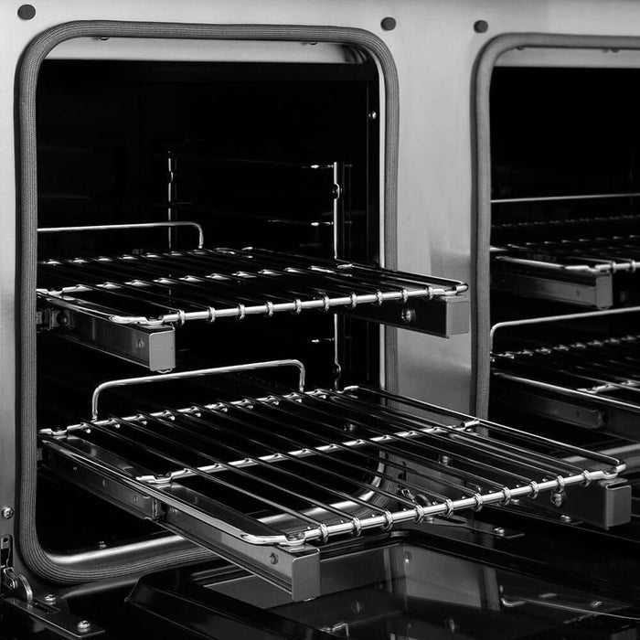 ZLINE 48" Paramount Gas Range DuoPro™ Cooktop, Dual Ovens PSGRZ-BLM-48-G