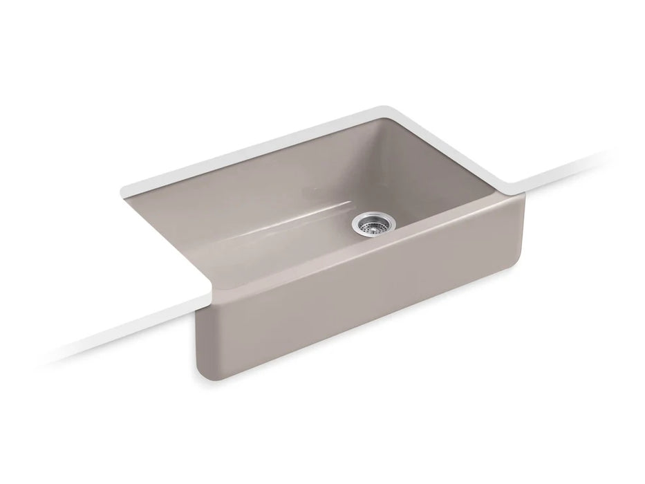 KOHLER Whitehaven 35-3/4" undermount single-bowl farmhouse kitchen sink K-6489
