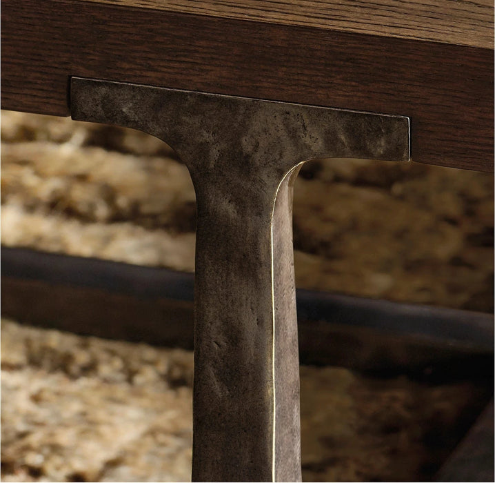 T-Brace Rectangular Coffee Table