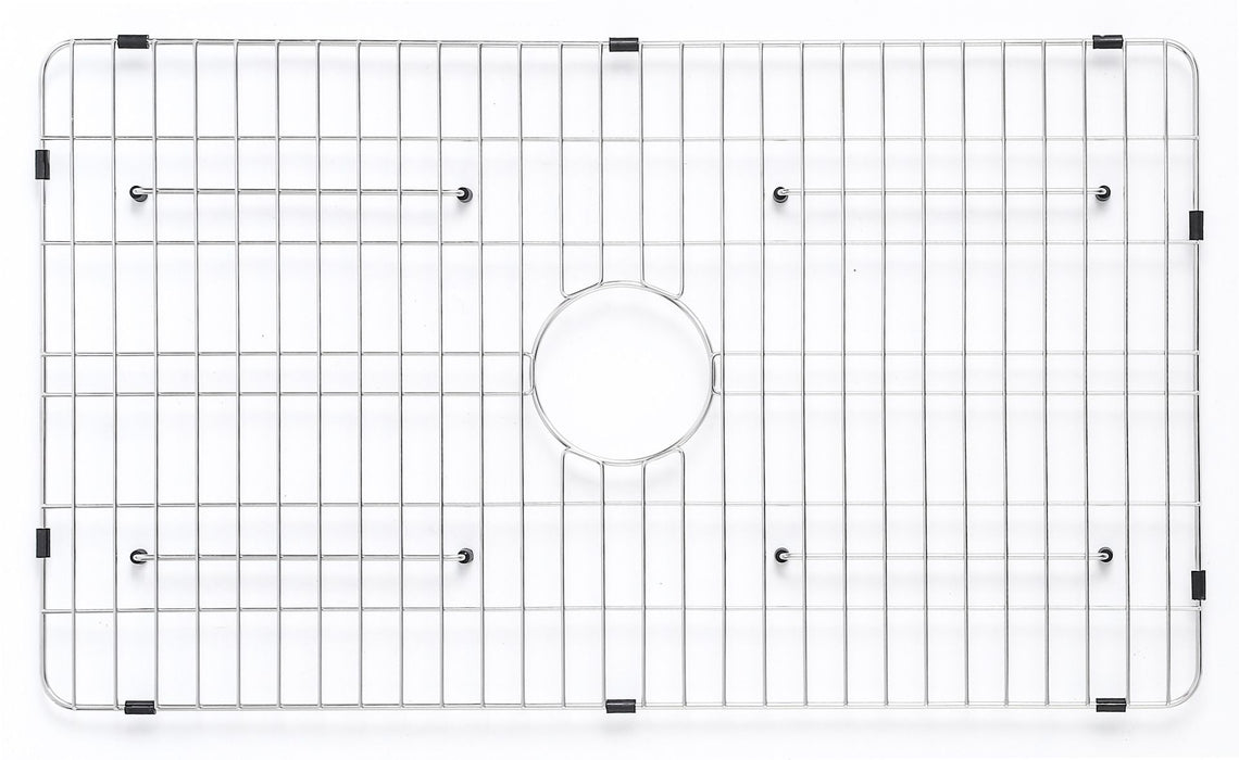 ALFI Brand 33" Smooth Apron Workstation Step Rim Fireclay Farm Sink  ABFS3320S