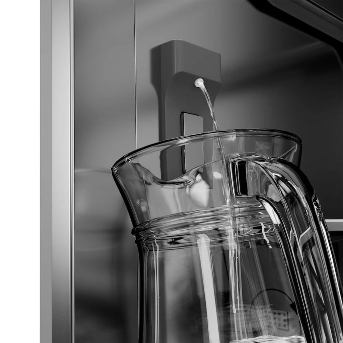 ZLINE Autograph Edition 36" Panel Ready French Door Built-In Bottom Freezer Refrigerator SRBIVZ-36-CB