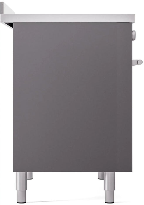 ILVE 40"Professional Plus Induction Range, Matte Graphite UPDI406WMPMG