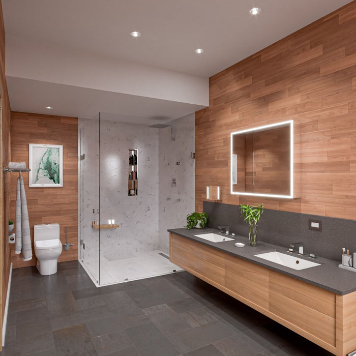 ALFI brand White 24" Rectangular Undermount Ceramic Sink ABC603