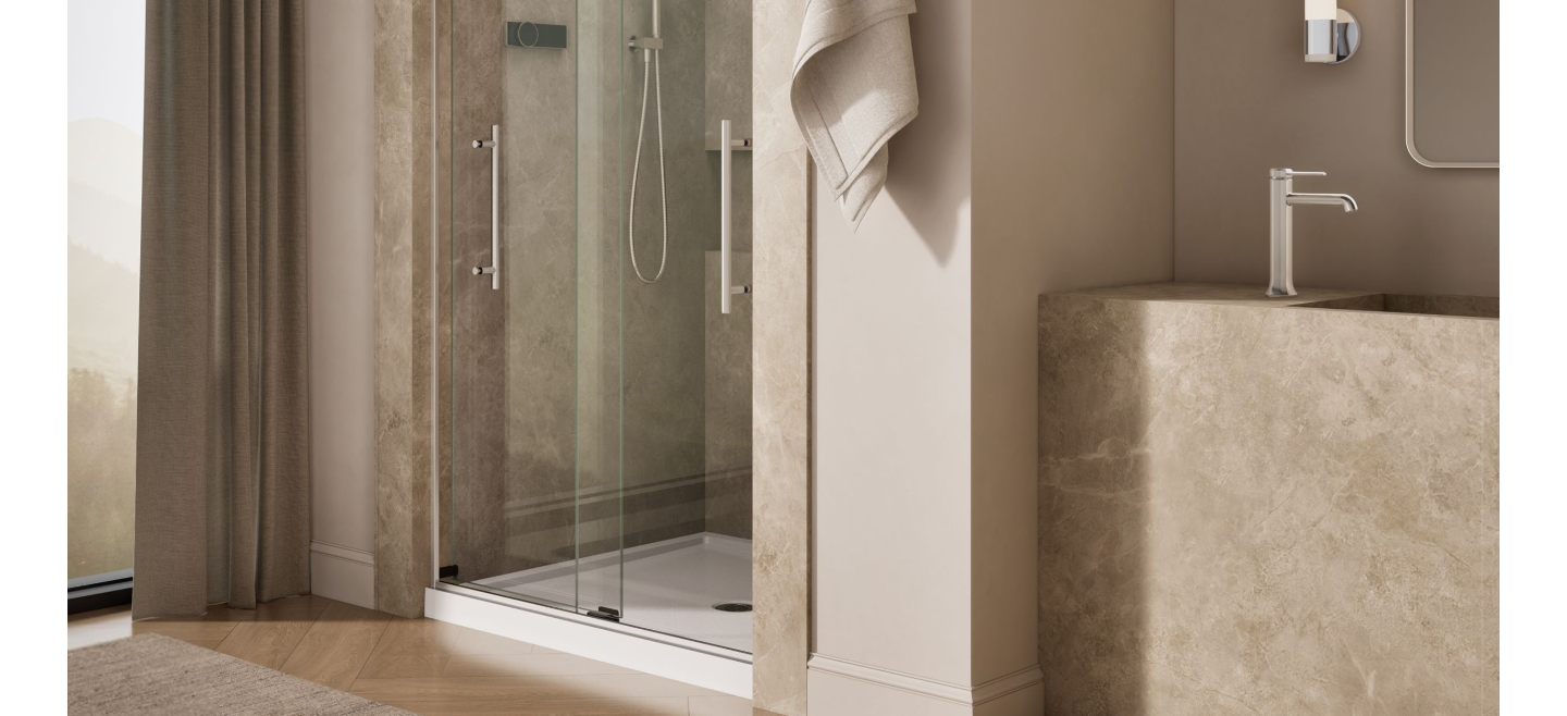 KOHLER Levity Plus Frameless Sliding Shower Door K-702427-L-SHP