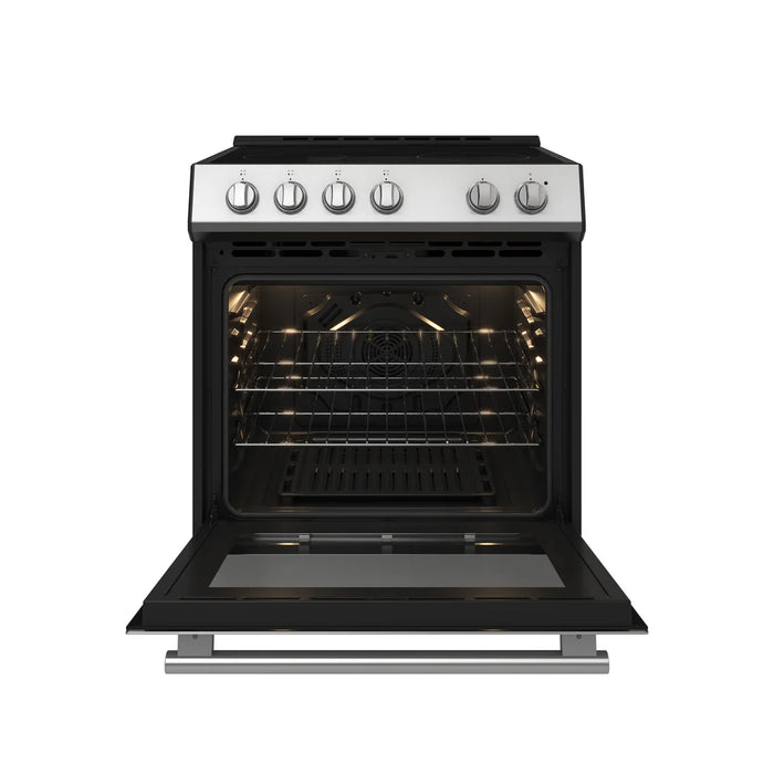 Forno 2-Piece White Kitchen Bundle - 30" Electric Range, 36" Bottom Freezer Refrigerator - View 11