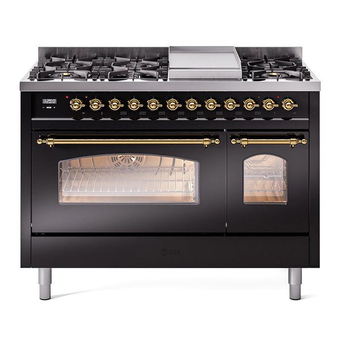 ILVE Nostalgie II 48" Dual Fuel Range, UP48FNMP