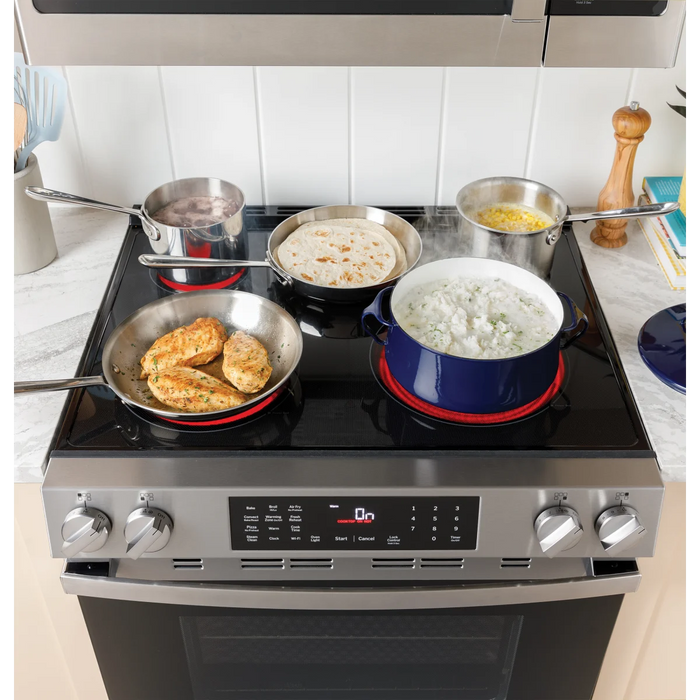 GE 30" Slide-In Electric Range, GRS500PVSS