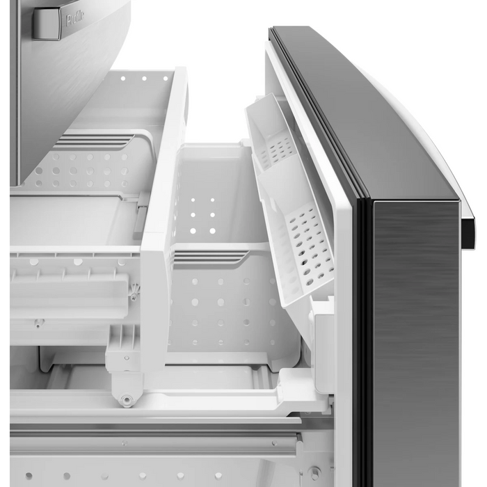 GE 36" Freestanding 4-Door French-Door Smart Refrigerator, PVD28HYYFS