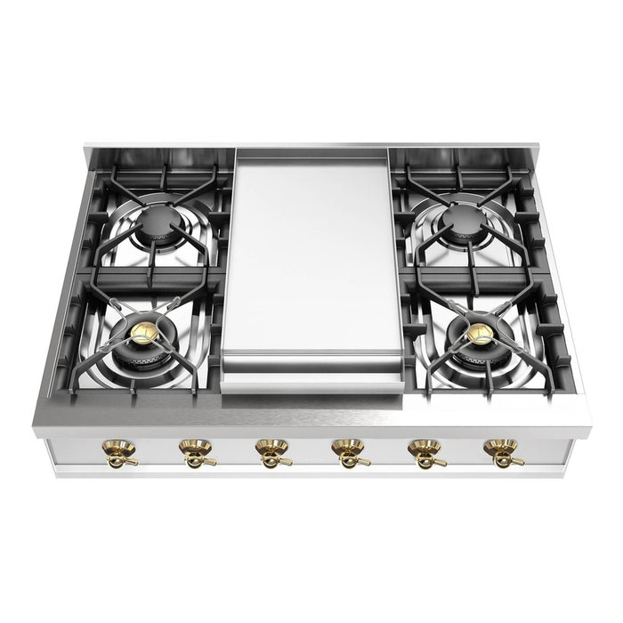 ILVE Nostalgie II 36" Built-In Gas Rangetop UHCP36FNSSB