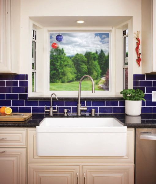 ALFI brand 30" Farm Sink, Lip Single Bowl Design for Kitchen AB511-W