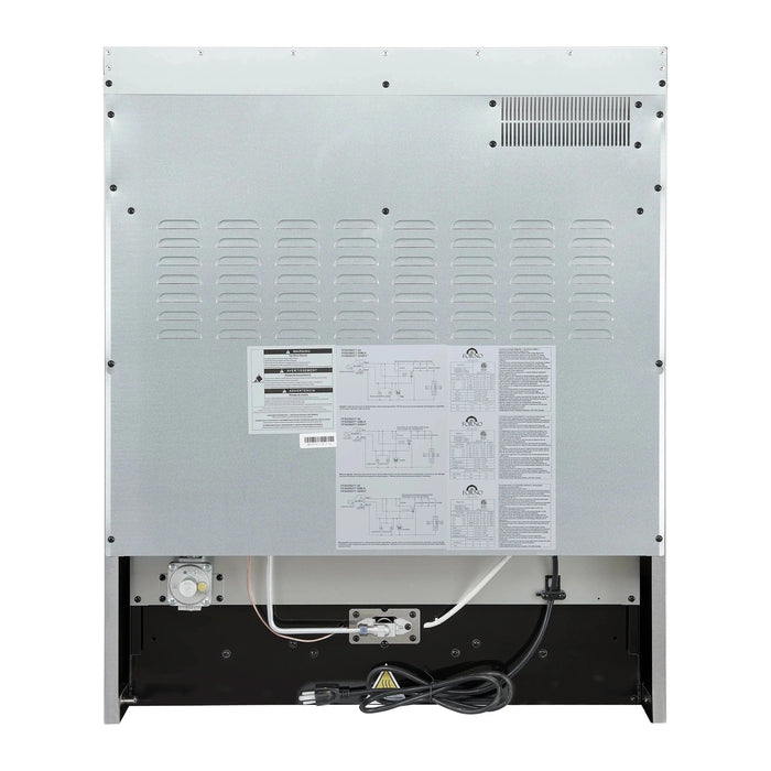 FORNO Marco 30" Gas on Gas Range FFSGS6277-30BLK