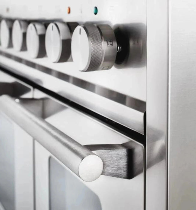 ILVE 48"Professional Plus Dual Fuel Range, White UP48FWMPWH