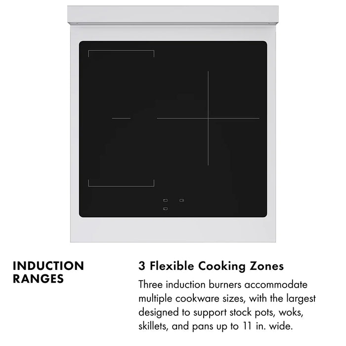 ZLINE 24" Paramount Induction Range, Cooktop, Electric Convection Oven, SINRZ-24