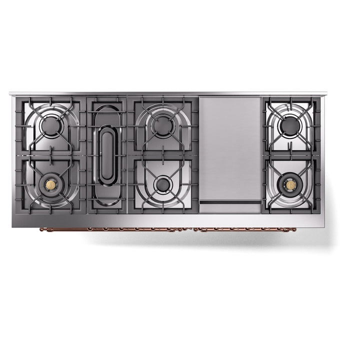 ILVE Nostalgie II 60" Dual Fuel Range UP60FNMPWHP