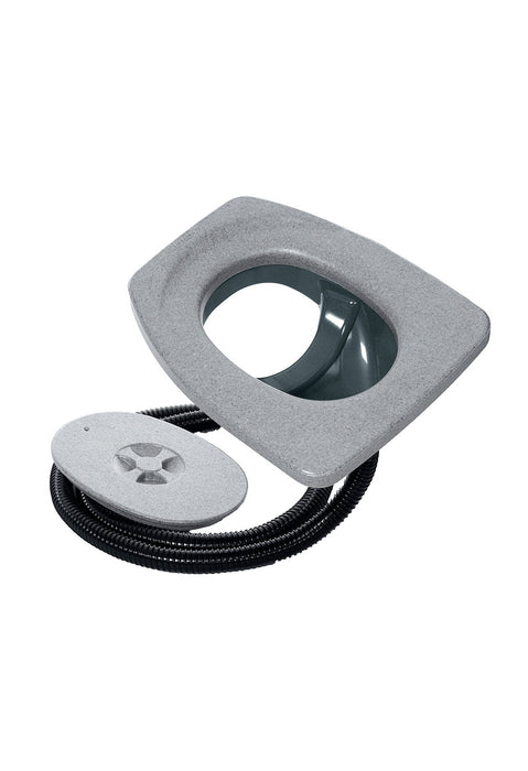 Urine Separating Privy Set Styrofoam Seat Grey